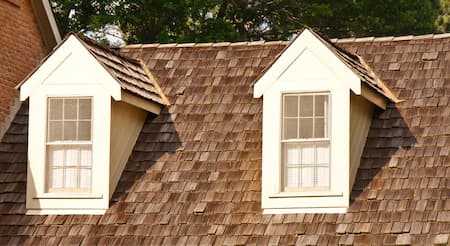 Cedar roof