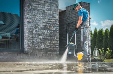 Concrete cleaning